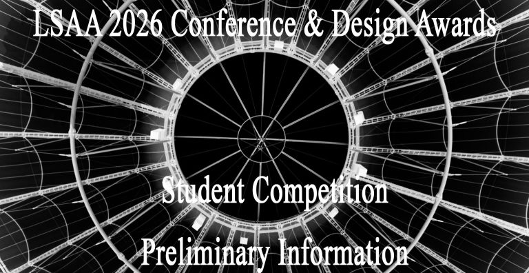 LSAA 2026 International Student Competition Graphic